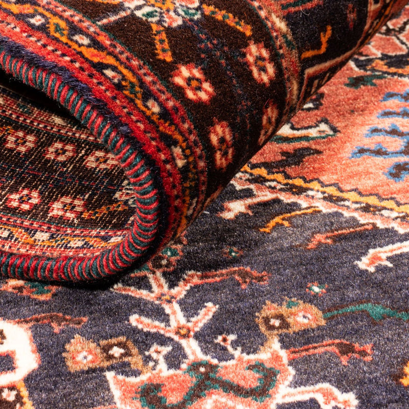 Perski dywan - Nomadyczny - 140 x 108 cm - czerwony