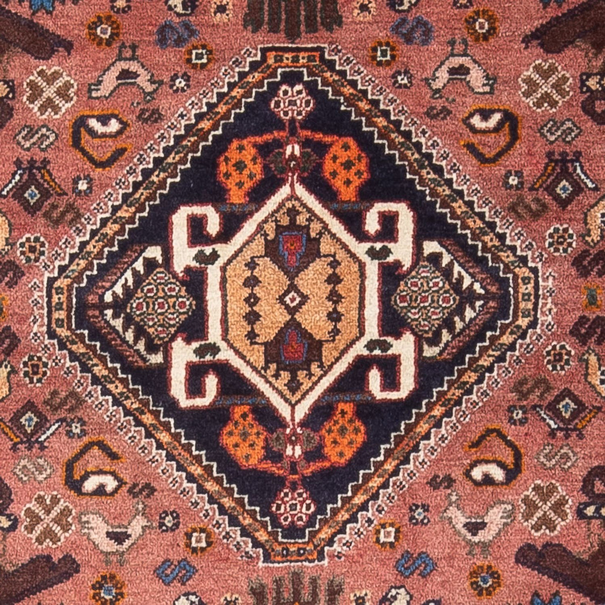 Perski dywan - Nomadyczny - 150 x 83 cm - czerwony