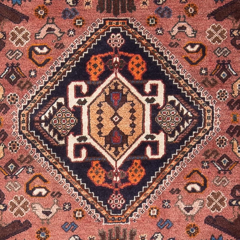 Perski dywan - Nomadyczny - 150 x 83 cm - czerwony