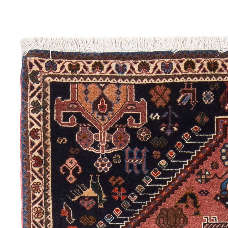 Perski dywan - Nomadyczny - 150 x 83 cm - czerwony