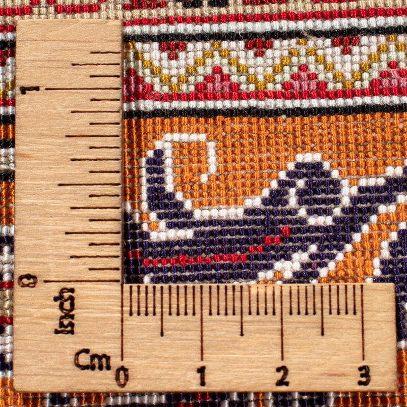 Jedwabny dywan - Ghom Silk - Premium kwadratowy  - 250 x 250 cm - wielokolorowy