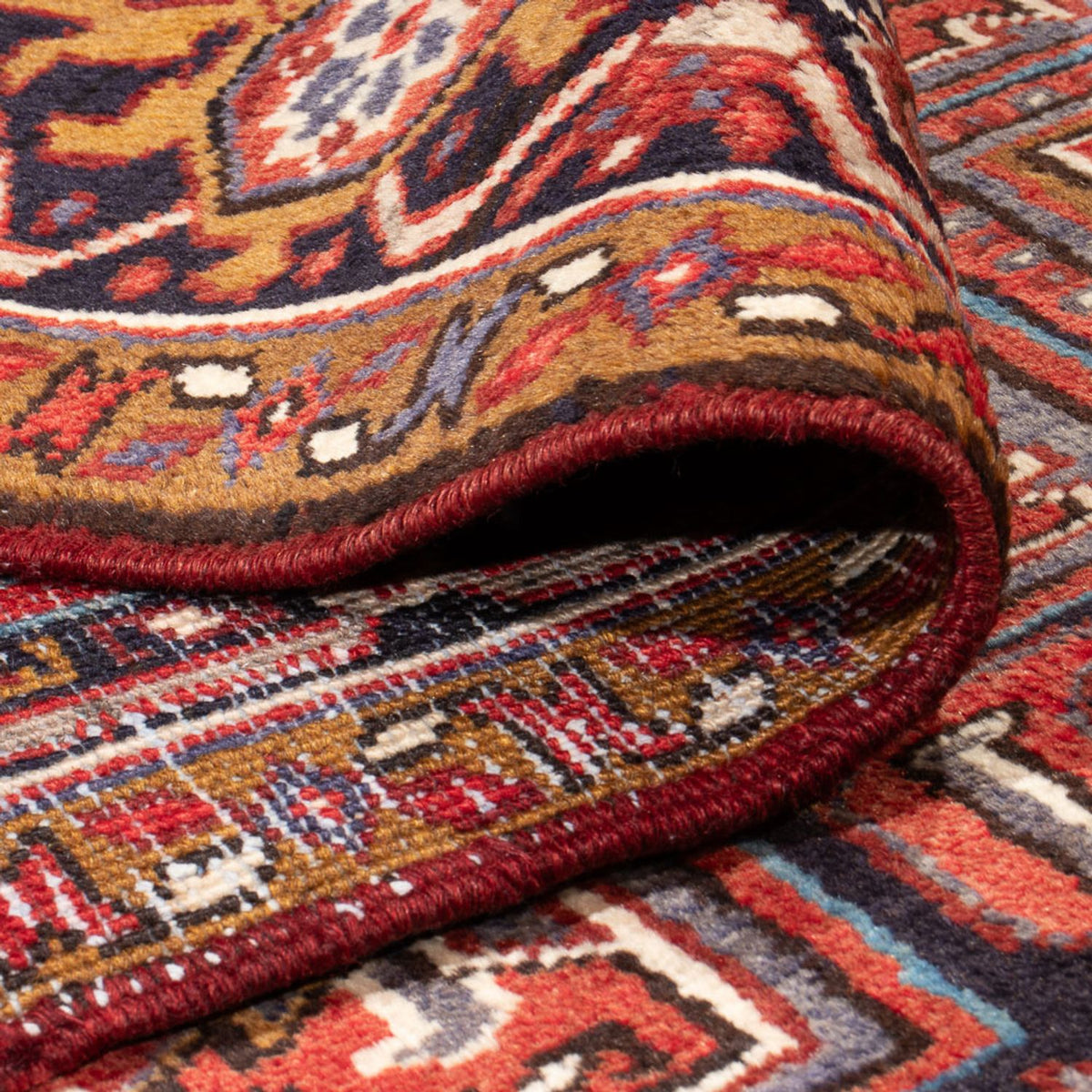 Perski dywan - Nomadyczny - 320 x 232 cm - czerwony