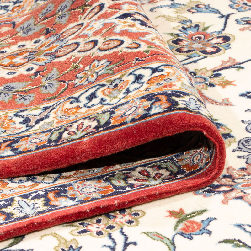 Dywan perski - Isfahan - Premium - 350 x 240 cm - kremowy