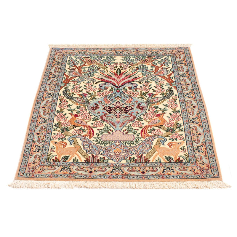Dywan perski - Isfahan - Premium - 105 x 73 cm - wielokolorowy