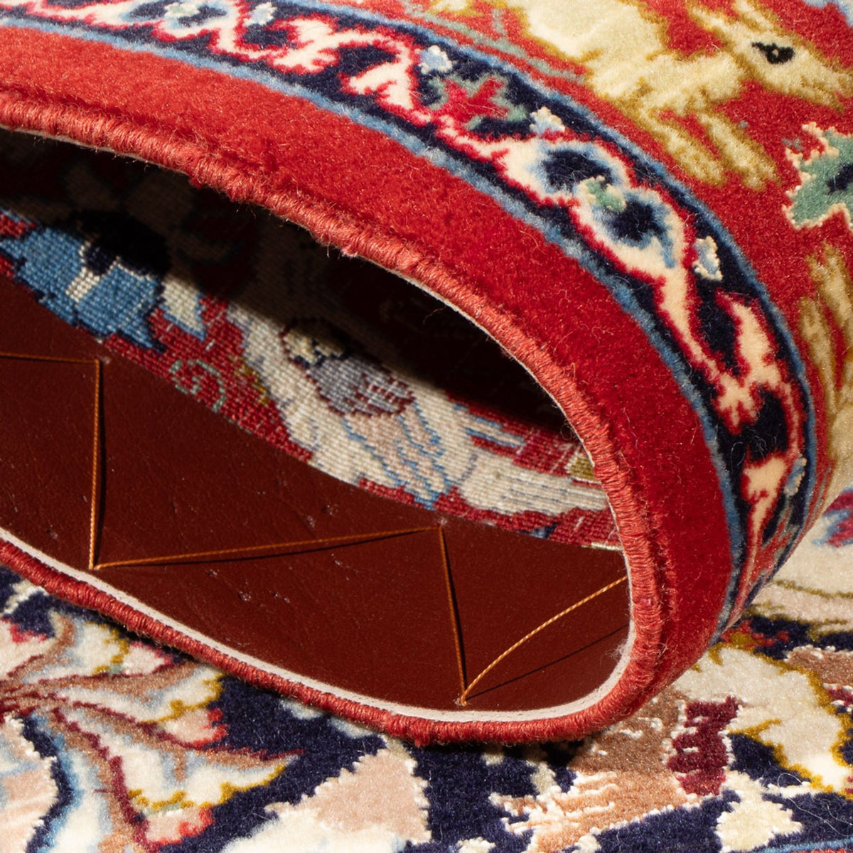 Dywan perski - Isfahan - Premium - 100 x 75 cm - kremowy