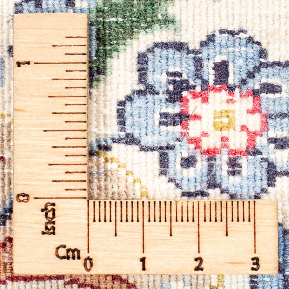 Dywan perski - Isfahan - Premium - 100 x 75 cm - kremowy