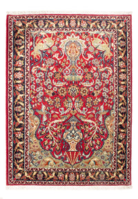 Dywan perski - Isfahan - Premium - 105 x 77 cm - czerwony