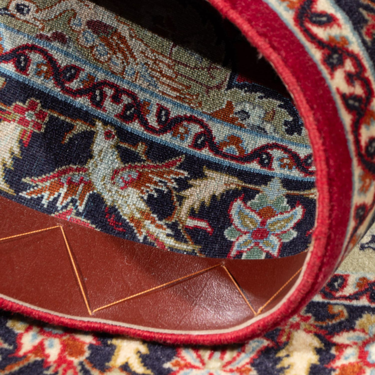 Dywan perski - Isfahan - Premium - 105 x 77 cm - czerwony