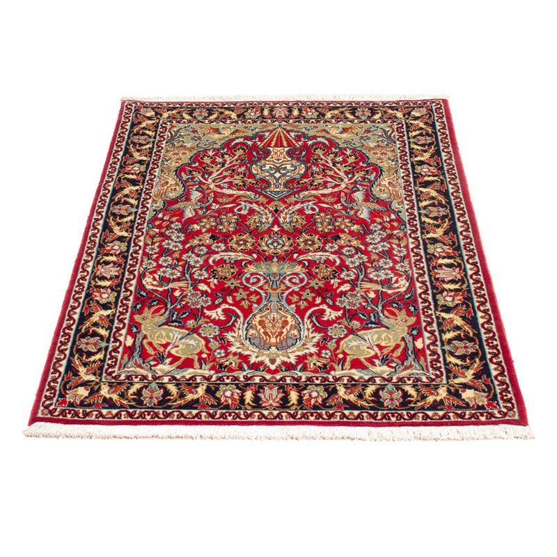 Dywan perski - Isfahan - Premium - 105 x 77 cm - czerwony