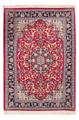 Dywan perski - Isfahan - Premium - 110 x 75 cm - czerwony