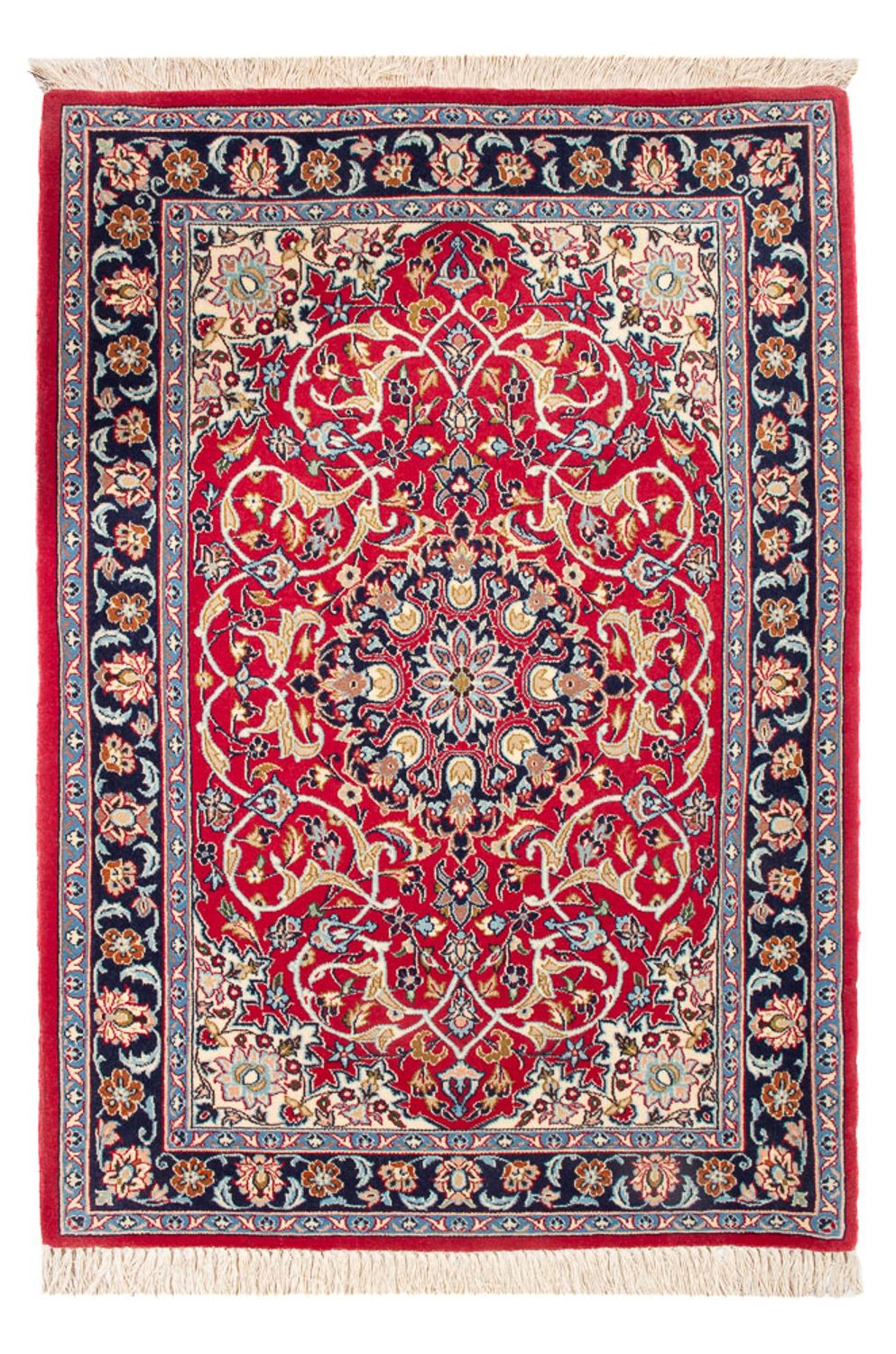 Dywan perski - Isfahan - Premium - 110 x 75 cm - czerwony