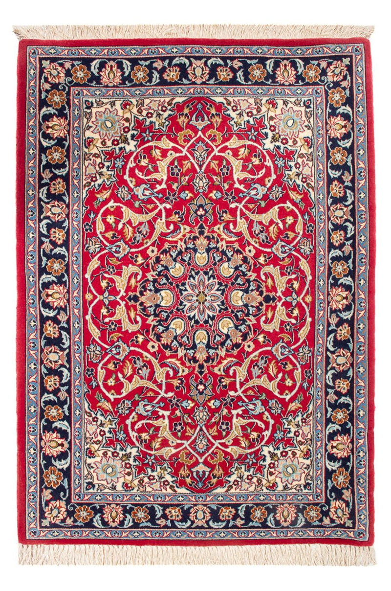 Dywan perski - Isfahan - Premium - 110 x 75 cm - czerwony