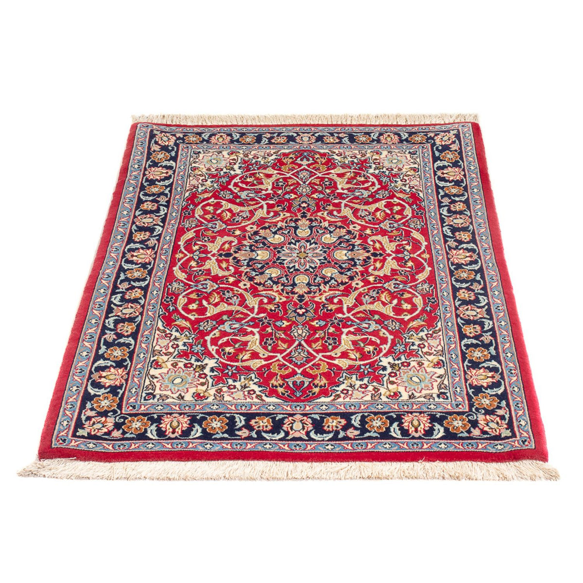 Dywan perski - Isfahan - Premium - 110 x 75 cm - czerwony
