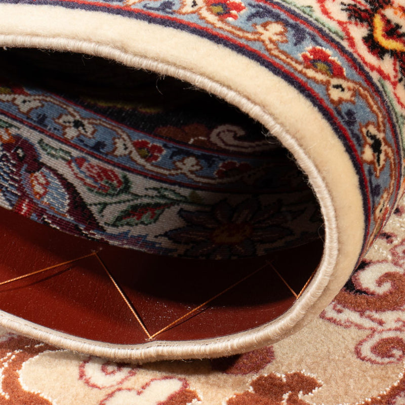 Dywan perski - Isfahan - Premium - 105 x 70 cm - ciemnoniebieski