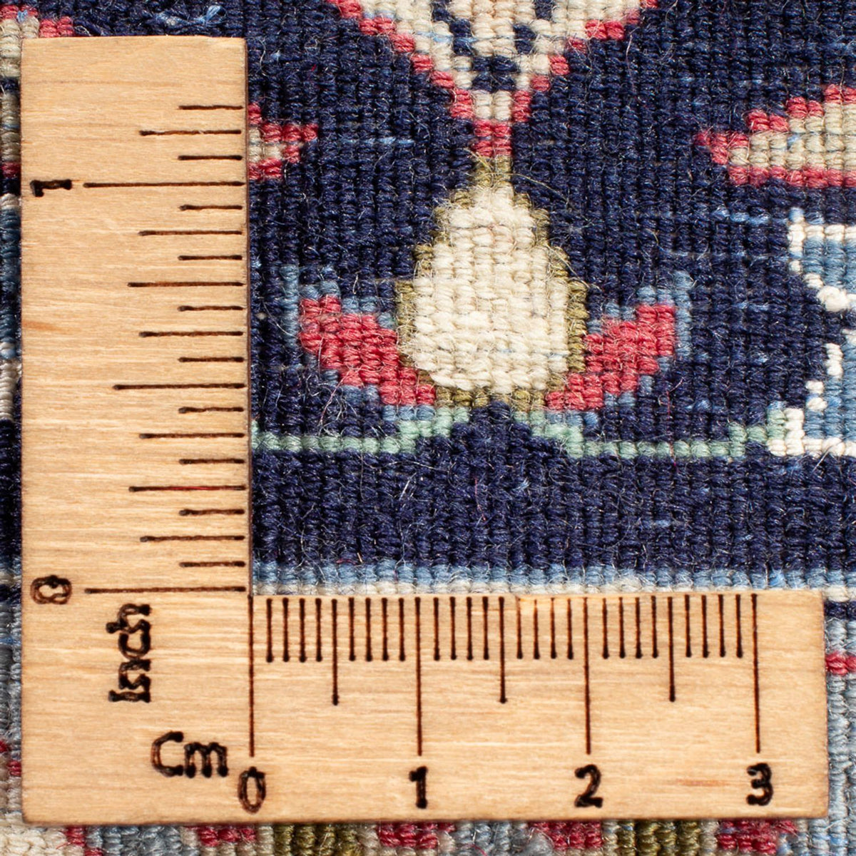 Dywan perski - Isfahan - Premium - 98 x 70 cm - ciemnoniebieski