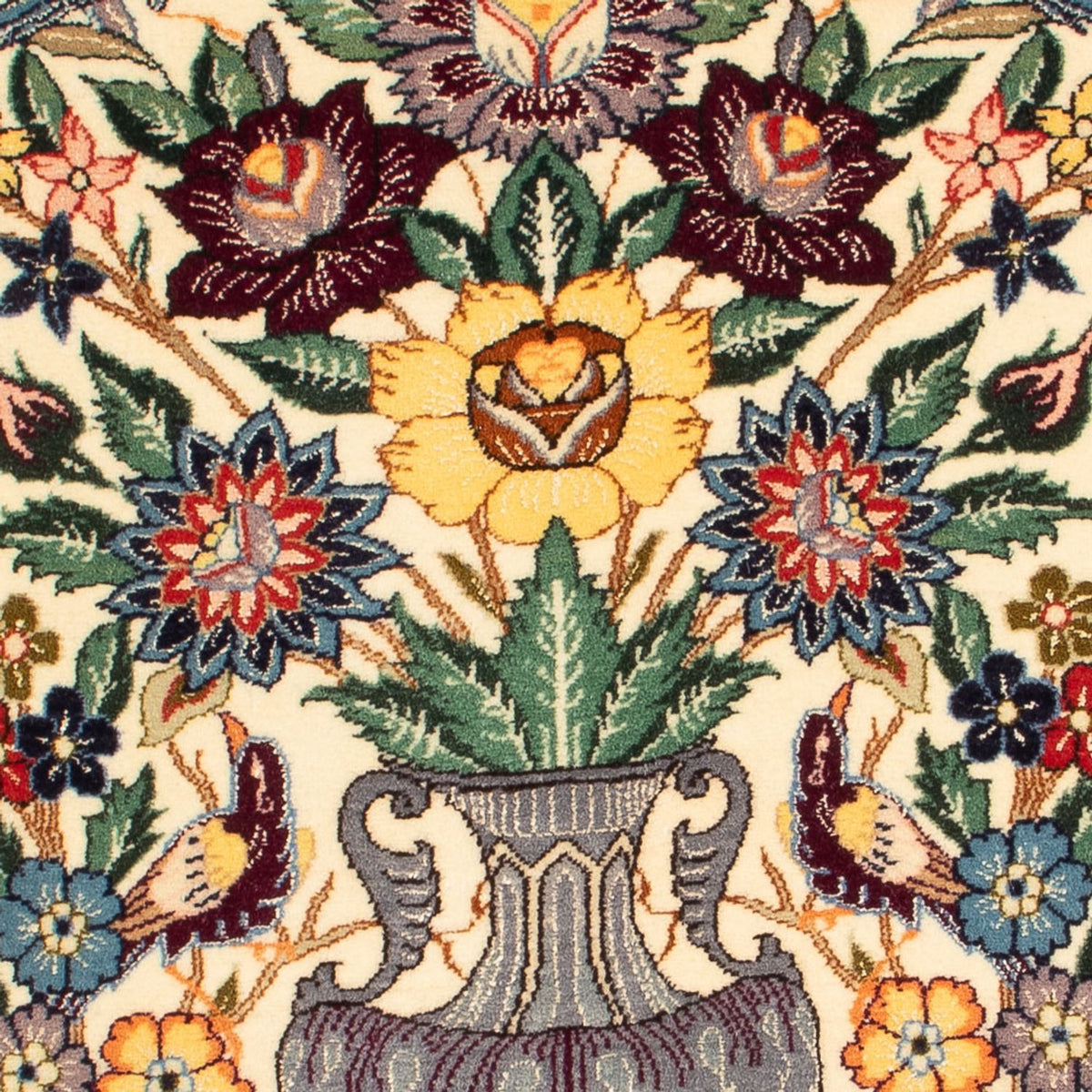 Dywan perski - Isfahan - Premium - 97 x 70 cm - kremowy