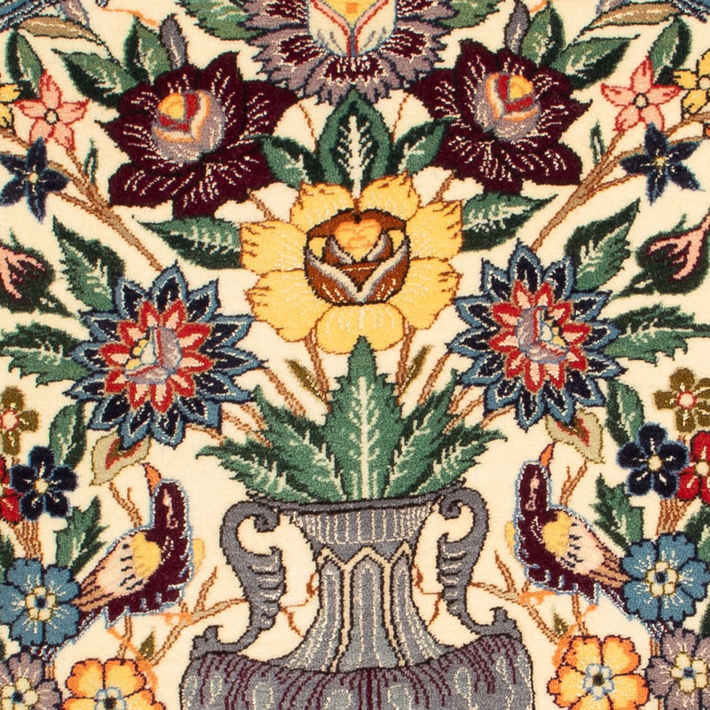 Dywan perski - Isfahan - Premium - 97 x 70 cm - kremowy