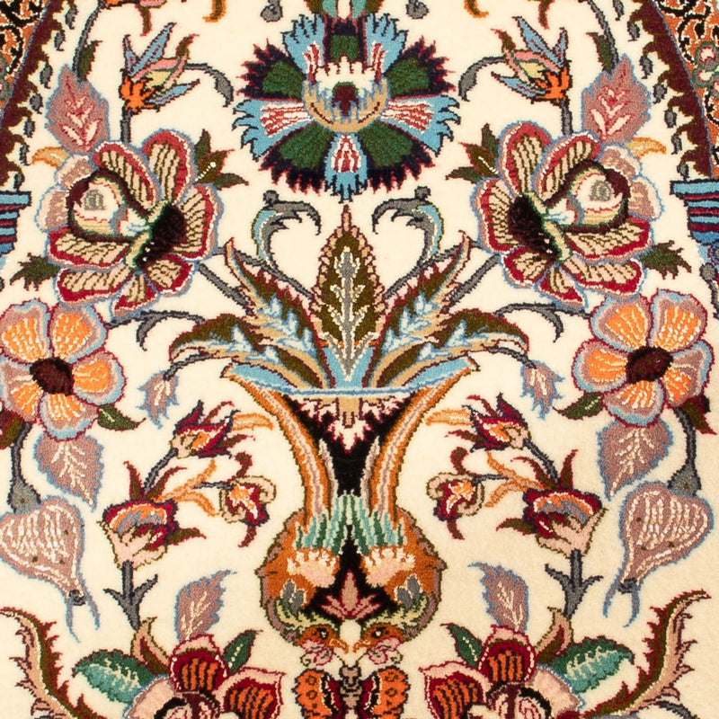 Dywan perski - Isfahan - Premium - 103 x 70 cm - zielona