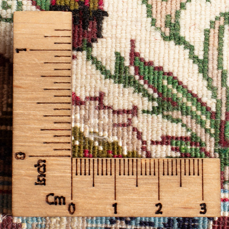 Dywan perski - Isfahan - Premium - 103 x 70 cm - zielona