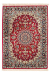 Isfahan Dywan 70x108cm - Dywan perski - Prostokątny / Czerwony / 70 x 108 cm Prostokątny
