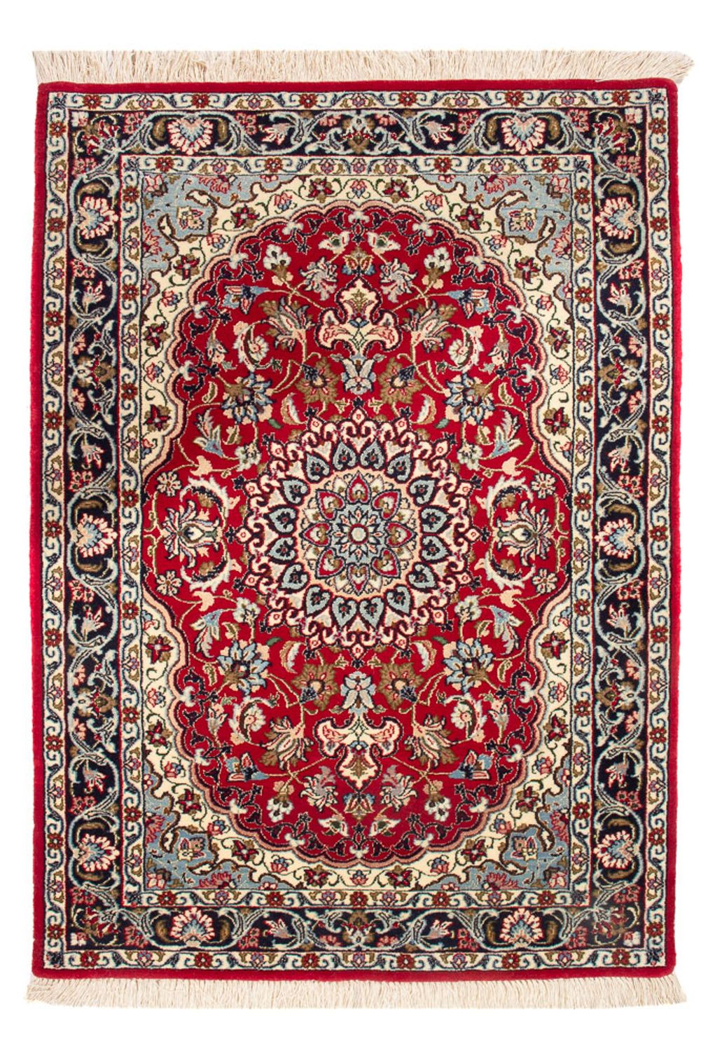Dywan perski - Isfahan - Premium - 108 x 70 cm - czerwony