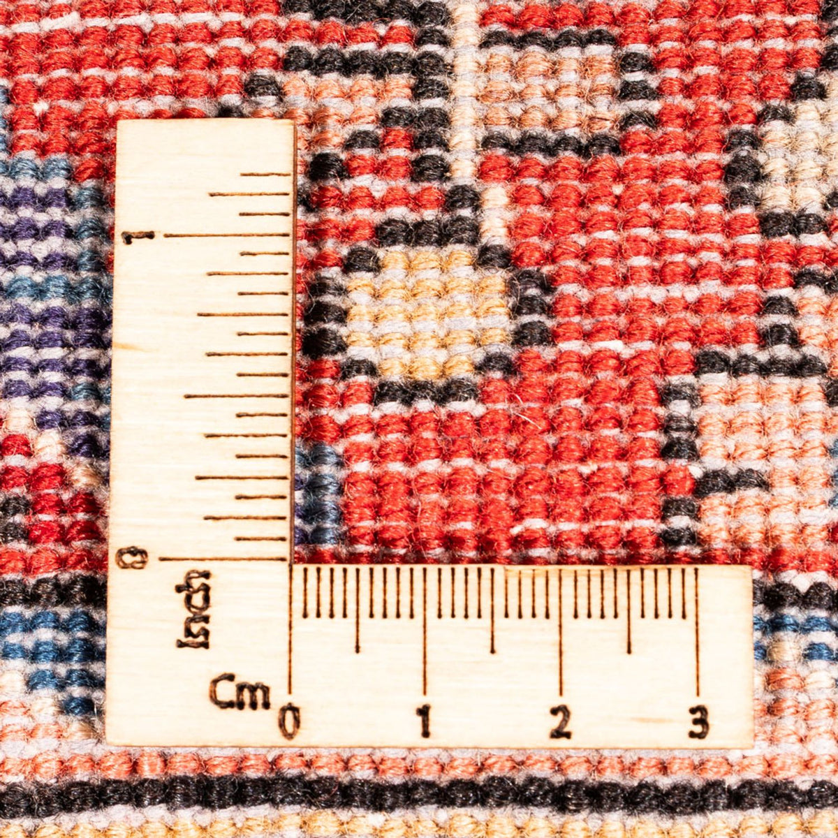 Perski dywan - Nomadyczny - 160 x 108 cm - czerwony