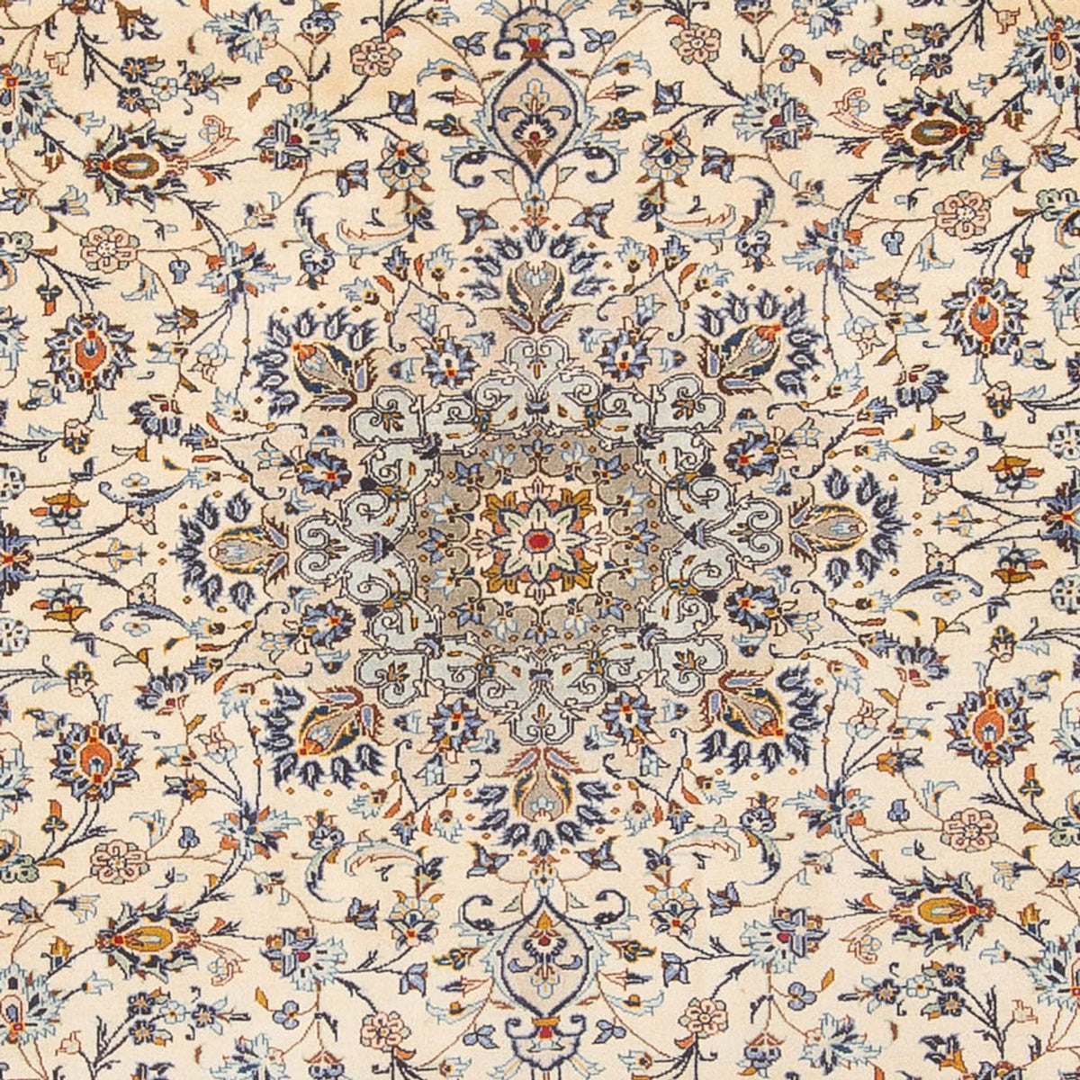 Dywan perski - Keshan - 414 x 293 cm - kremowy