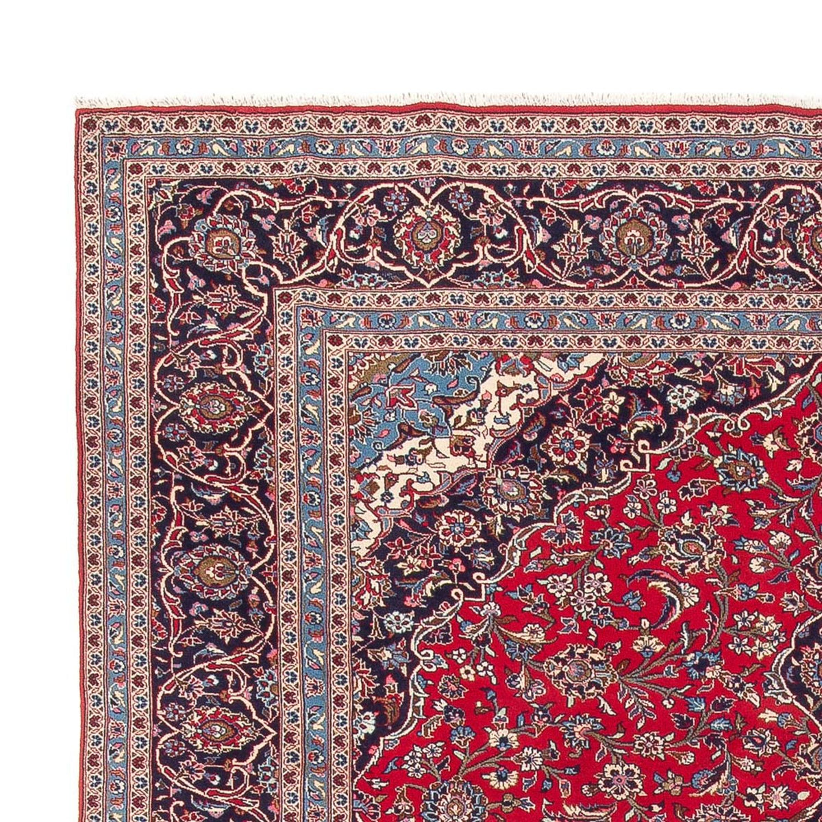 Dywan perski - Keshan - 394 x 292 cm - czerwony