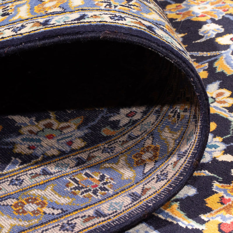 Dywan perski - Keshan - 390 x 295 cm - ciemnoniebieski