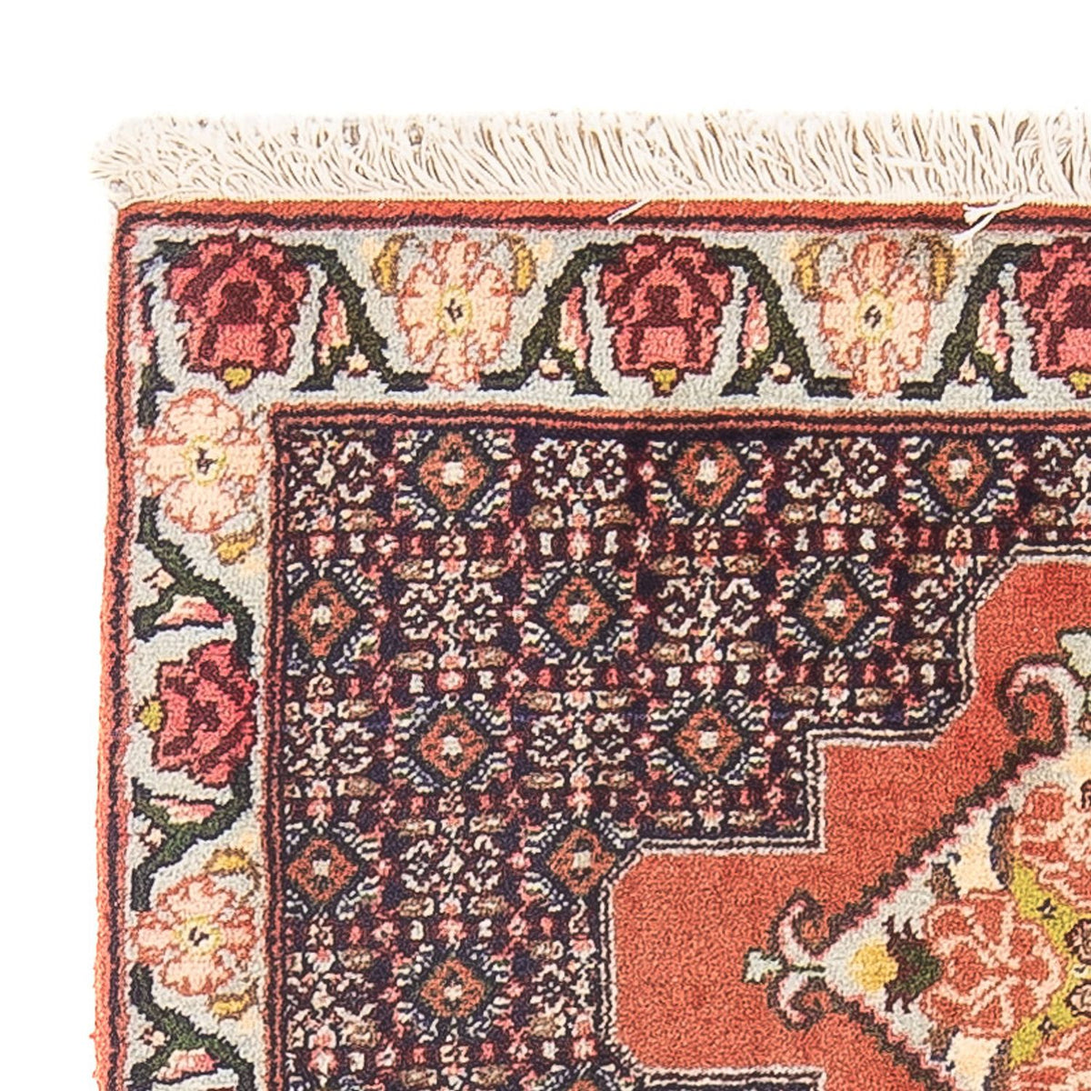 Dywan perski - Klasyczny - 100 x 73 cm - pomarańczowy