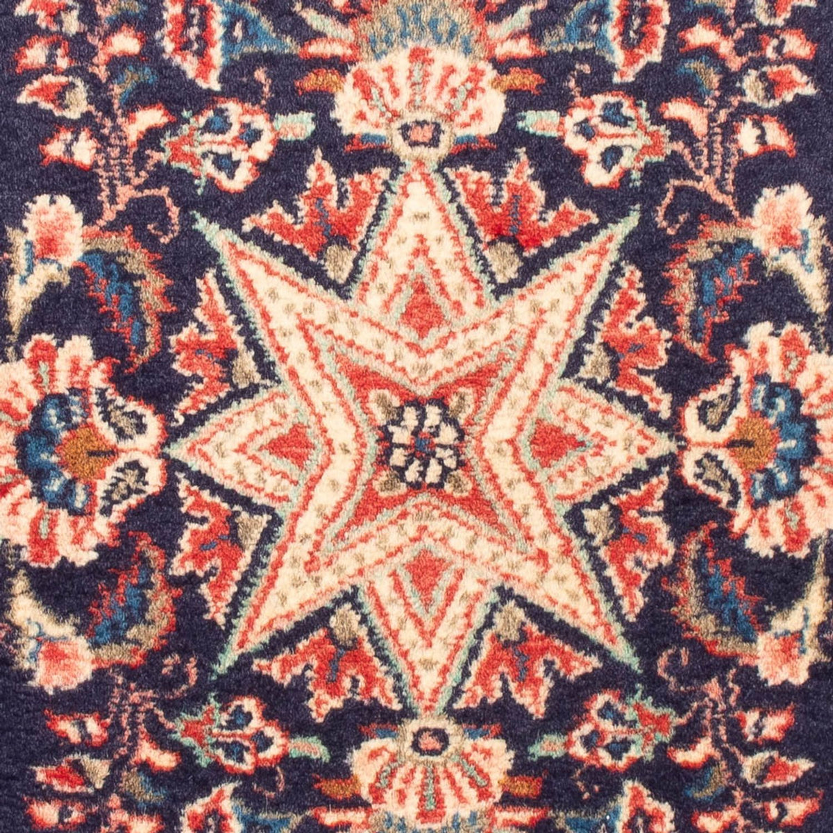 Dywan perski - Klasyczny - 100 x 67 cm - ciemnoniebieski