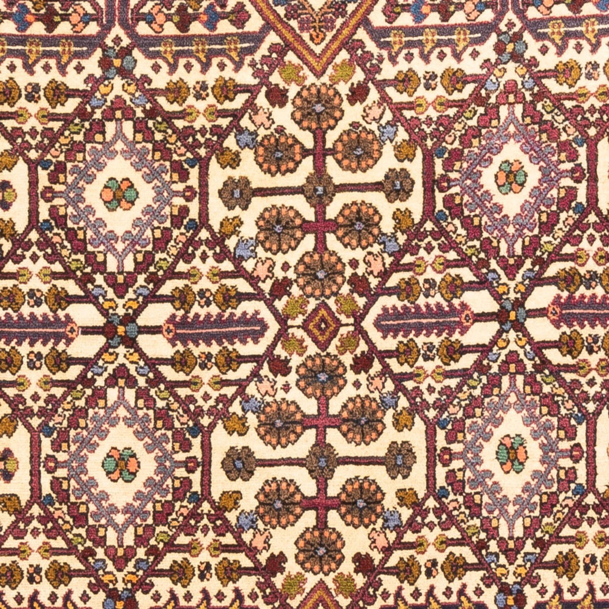 Perski dywan - Nomadyczny - 160 x 105 cm - jasny beż