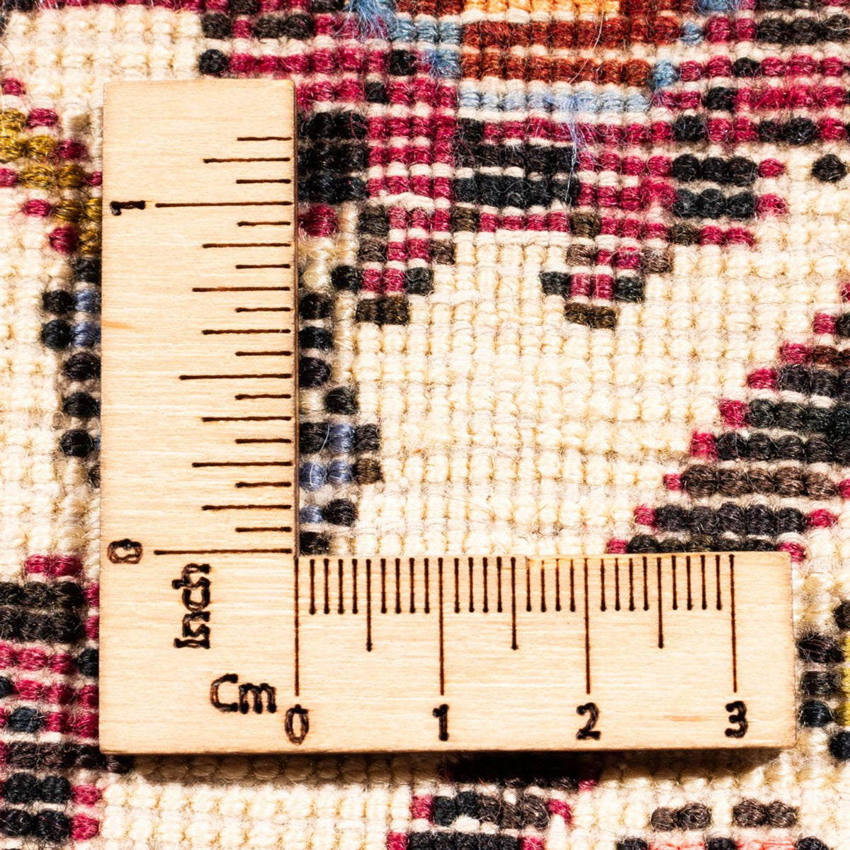 Perski dywan - Nomadyczny - 160 x 105 cm - jasny beż