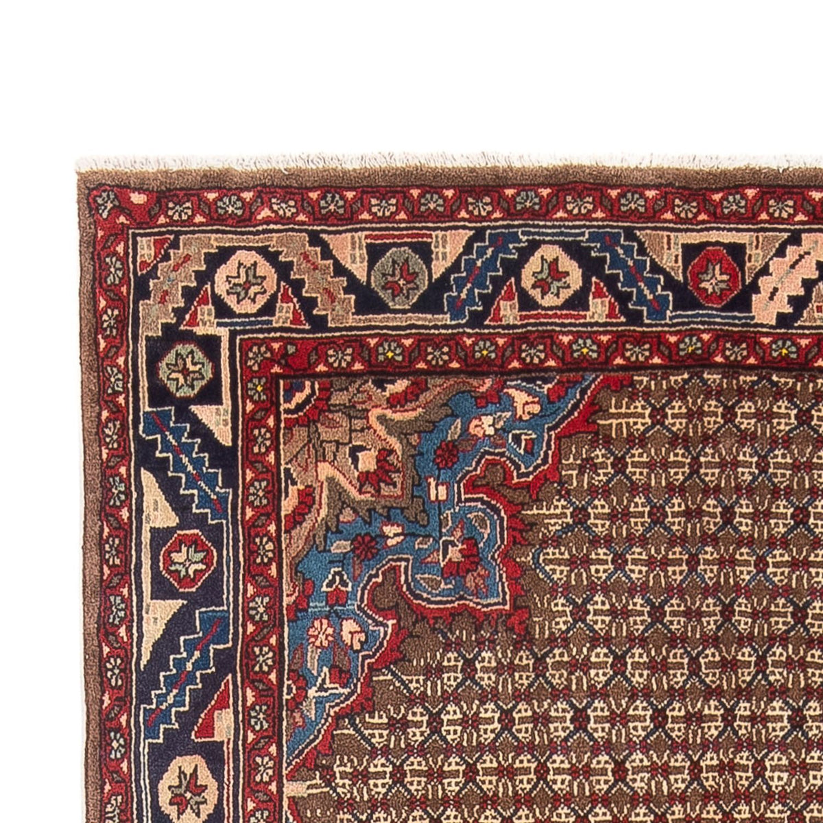 Perski dywan - Nomadyczny - 306 x 157 cm - ciemny beż