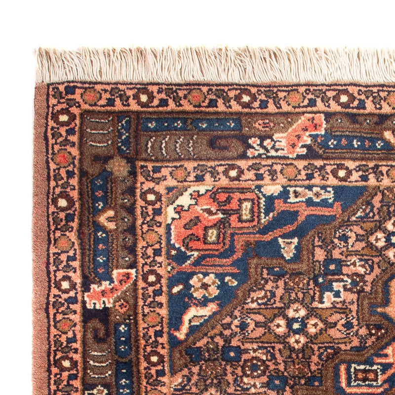 Perski dywan - Nomadyczny - 90 x 75 cm - niebieski