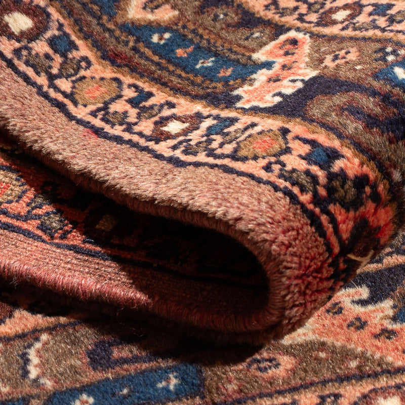 Perski dywan - Nomadyczny - 90 x 75 cm - niebieski