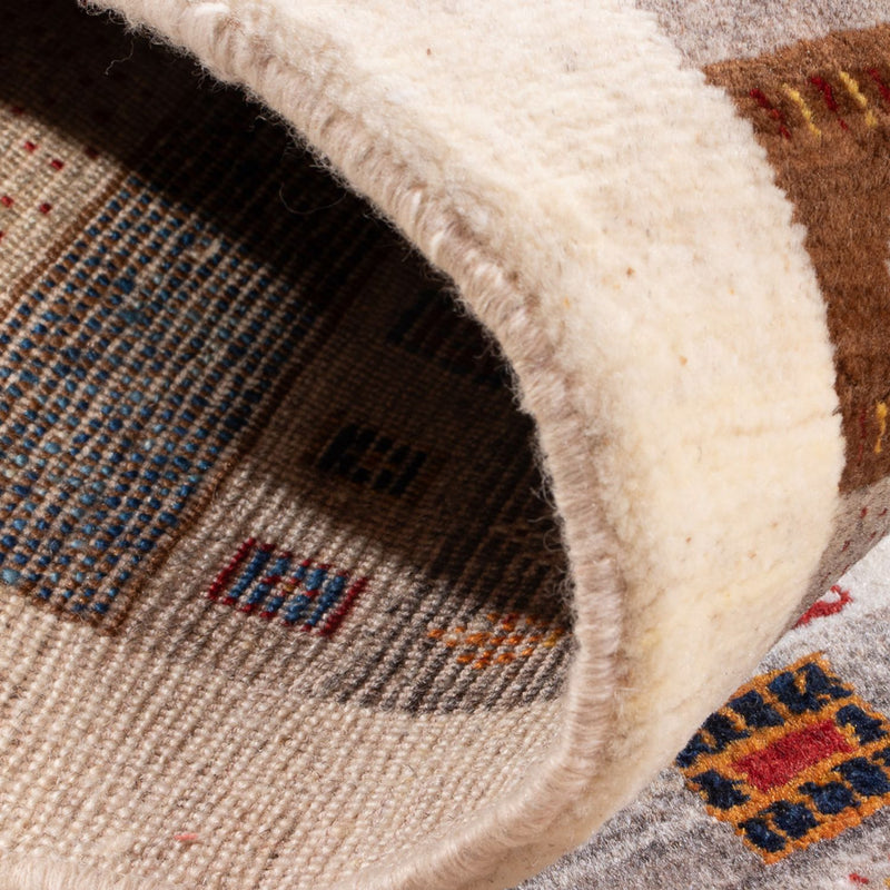 Dywan Gabbeh - Loribaft Perski - 136 x 85 cm - wielokolorowy