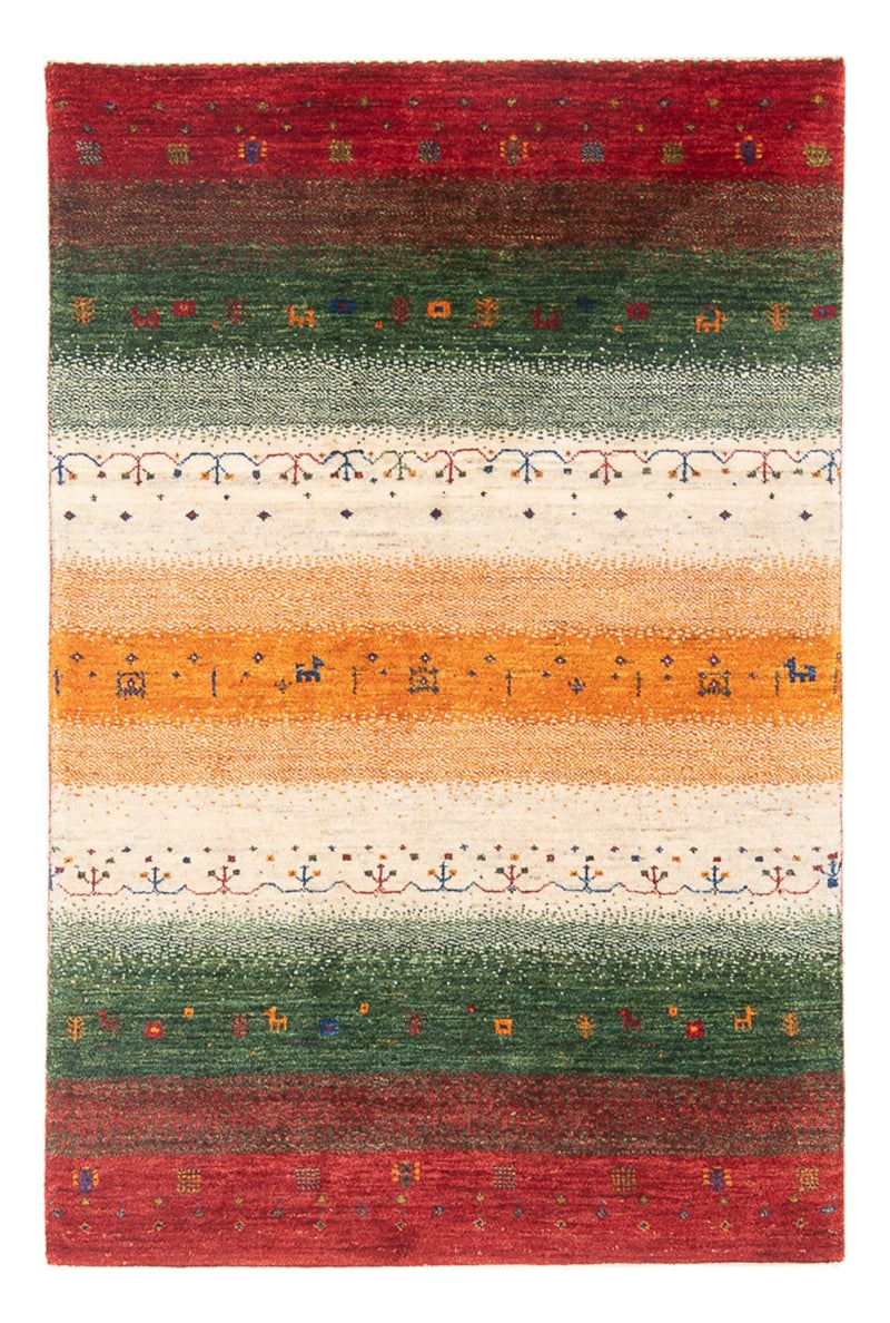 Dywan Gabbeh - Loribaft Perski - 131 x 82 cm - wielokolorowy