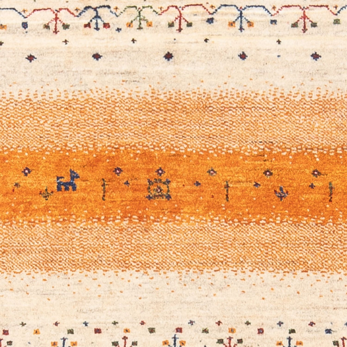 Dywan Gabbeh - Loribaft Perski - 131 x 82 cm - wielokolorowy