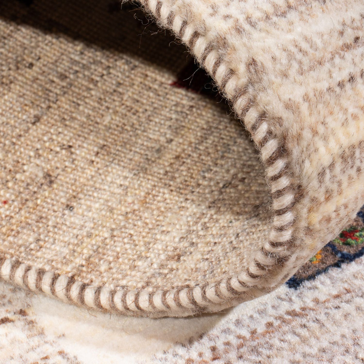 Dywan Gabbeh - Loribaft Perski - 132 x 78 cm - wielokolorowy