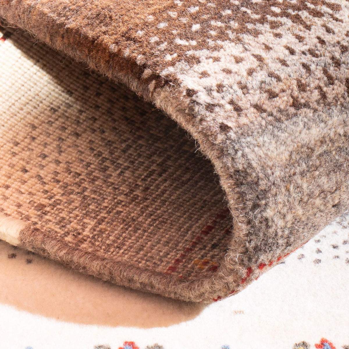 Dywan Gabbeh - Loribaft Perski - 123 x 83 cm - wielokolorowy