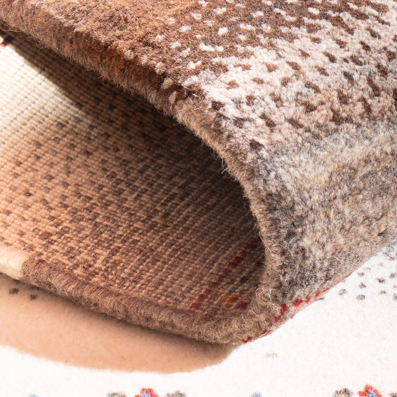 Dywan Gabbeh - Loribaft Perski - 123 x 83 cm - wielokolorowy