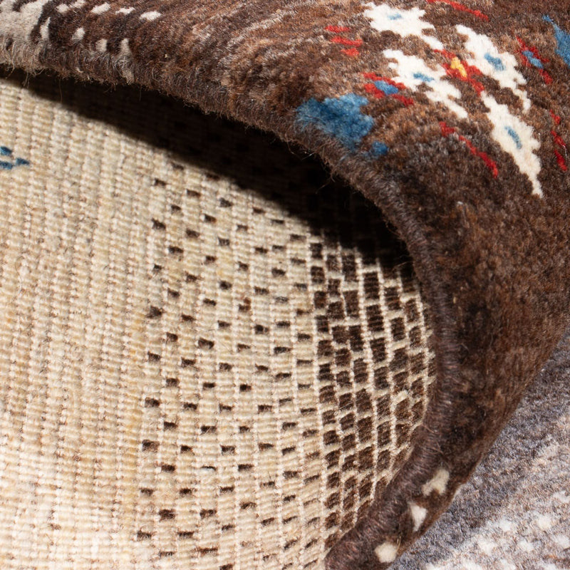 Dywan Gabbeh - Loribaft Perski - 124 x 82 cm - wielokolorowy