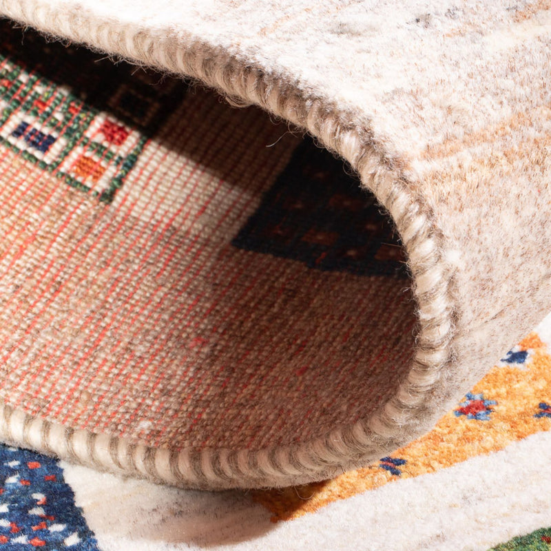 Dywan Gabbeh - Loribaft Perski - 130 x 84 cm - wielokolorowy