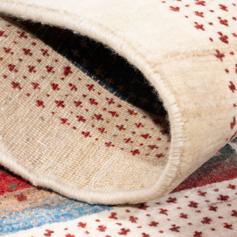 Dywan Gabbeh - Loribaft Perski - 128 x 82 cm - wielokolorowy