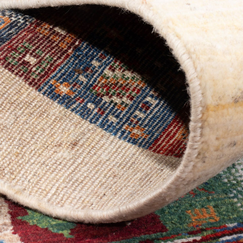 Dywan Gabbeh - Loribaft Perski - 136 x 85 cm - wielokolorowy