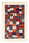 Loribaft Dywan 84x130cm - Perserteppich Wollteppich - Prostokątny / Wielokolorowy / 84 x 130 cm Prostokątny