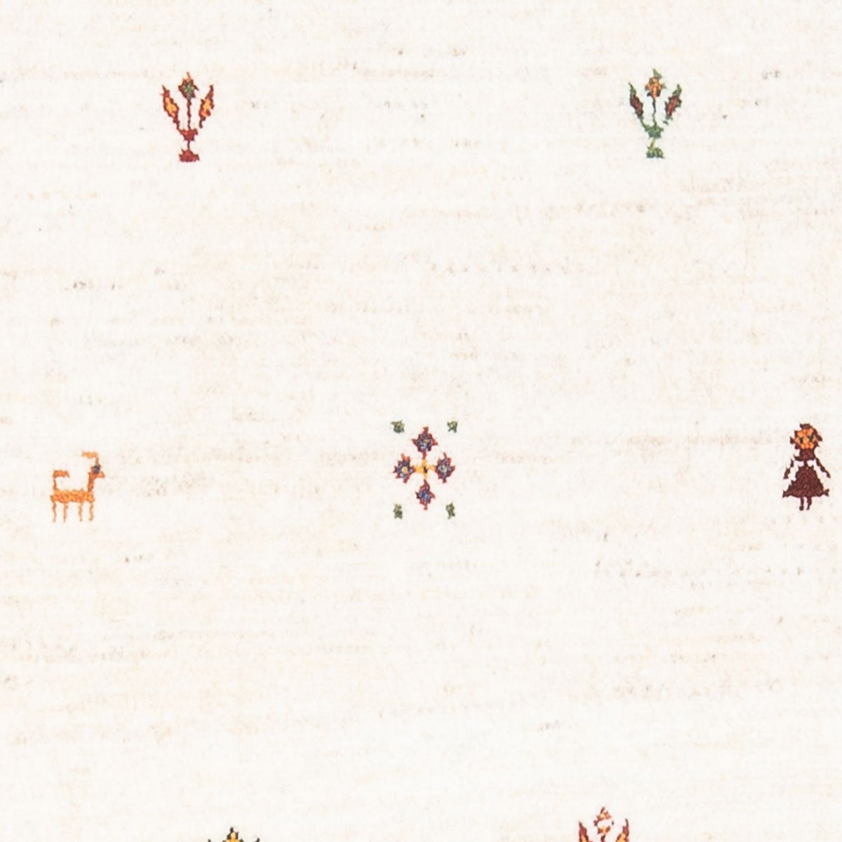 Dywan Gabbeh - Loribaft Perski - 126 x 88 cm - wielokolorowy