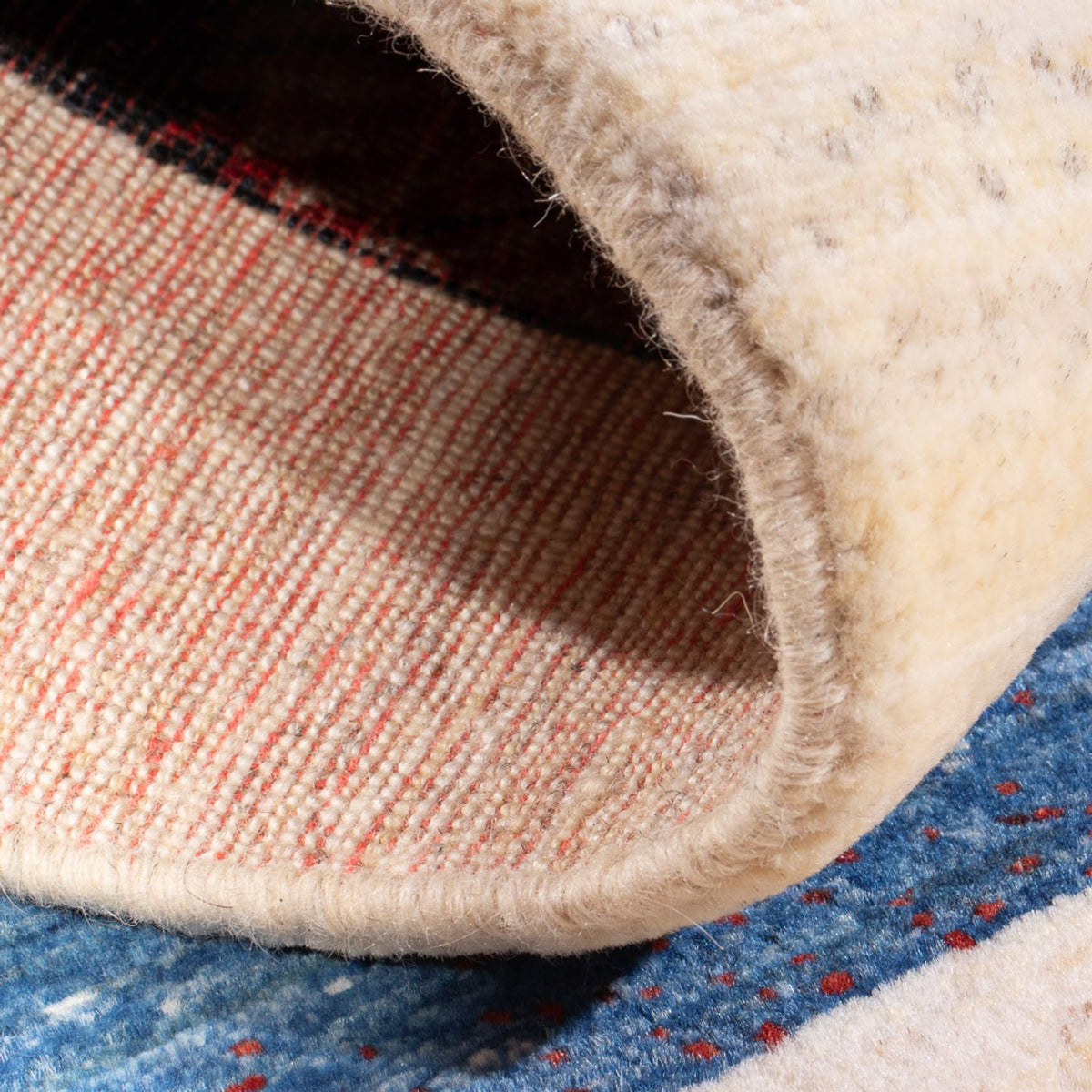 Dywan Gabbeh - Loribaft Perski - 135 x 87 cm - wielokolorowy