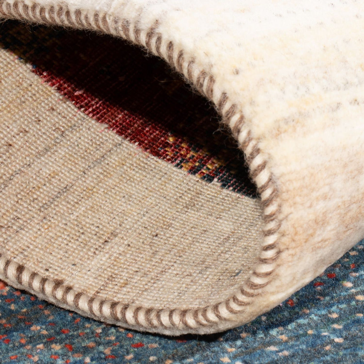 Dywan Gabbeh - Loribaft Perski - 130 x 80 cm - wielokolorowy